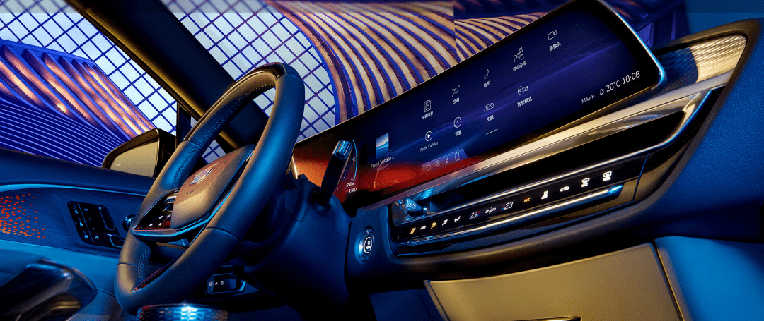 33英寸mini led车载屏!凯迪拉克lyriq开启预定_显示屏_屏幕_汽车