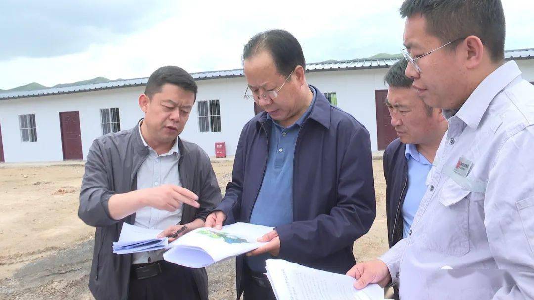 6月6日,县委书记徐景义调研重大项目建设进展工作.