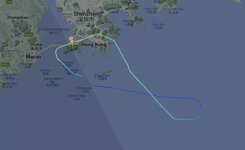 华航香港飞台湾班机引擎熄火折返公司回应飞机旅客均安全