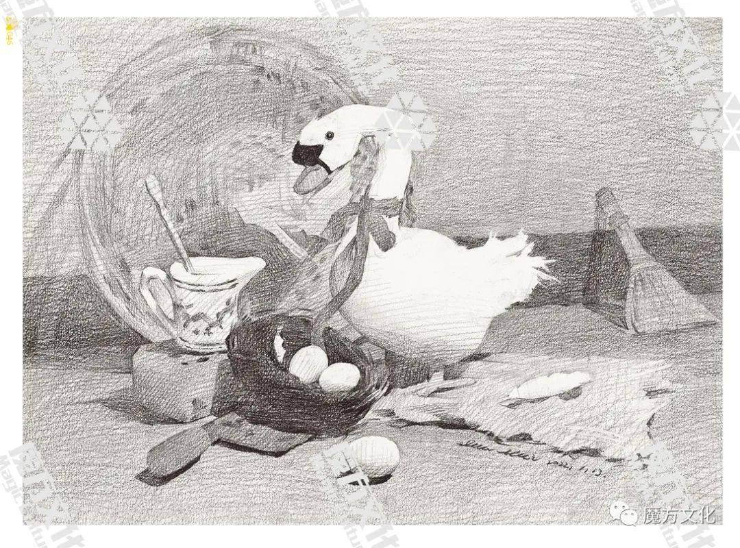 《绝对山东素描静物》顾伟-2022——核心体系,高分魔版.