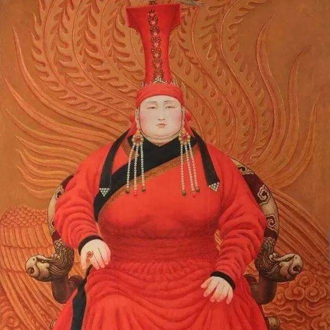 元朝皇后及妃嫔列表部分收藏台北画像_妃子_蒙哥_耳朵