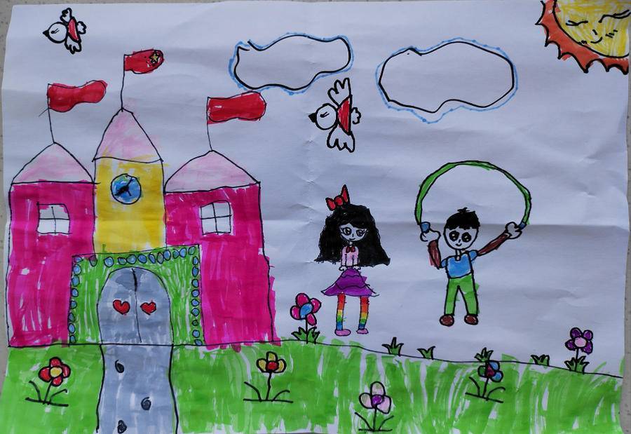 目前,齐鲁晚报·齐鲁壹点《我 心中的小学生活》幼儿绘画比赛正在火热