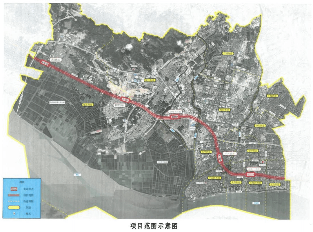 設五個站點 徵拆範圍涉及八個街道 相關信息公示中_汕頭_風險_金平段