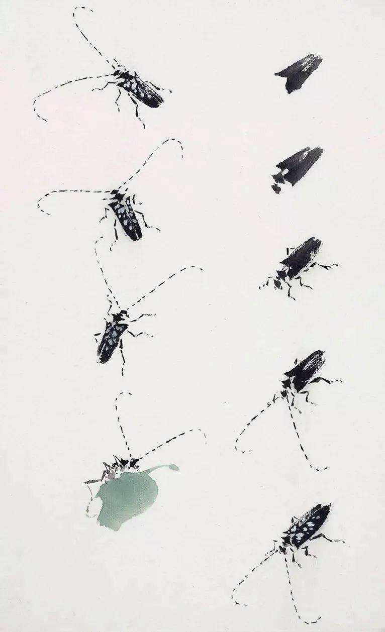 萧朗画家争名逐利不是正道附课徒画稿及花鸟画88幅