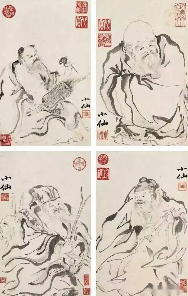 明代画家吴伟山水人物作品欣赏