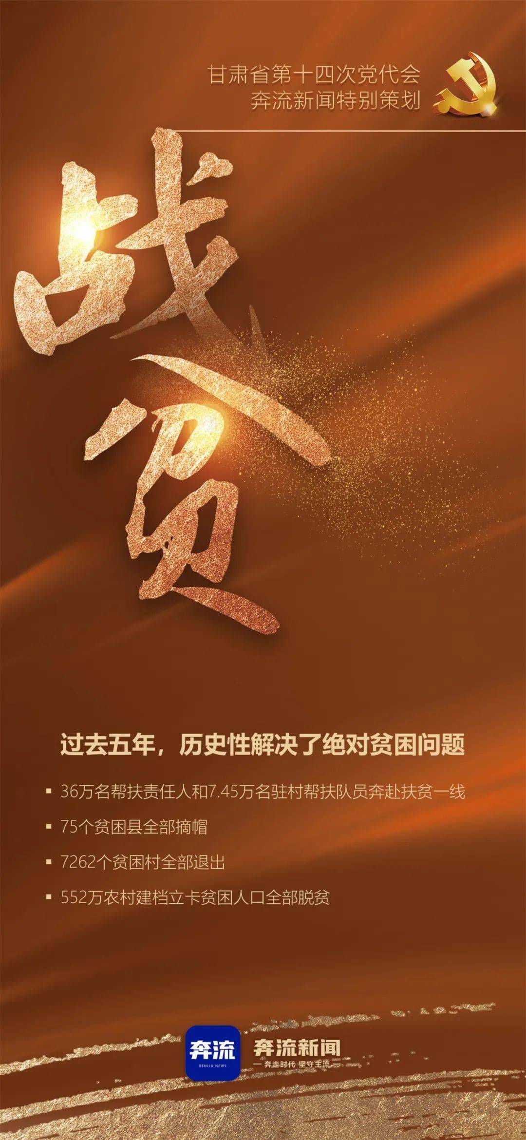 海报丨过去五年甘肃这组成绩单令人振奋