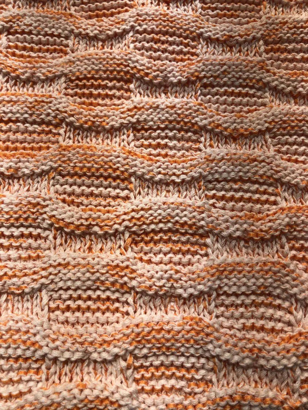 正反针组织织片1组织织片添纱组织的织物所有线圈均由两个线圈重叠而