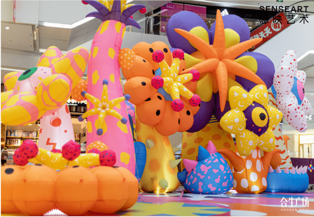 火遍全网的 #气膜装置# ,打造商业美陈新场景!