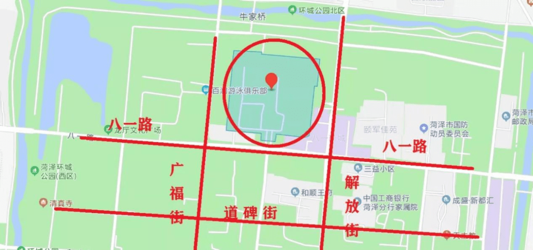 八一路解放街路口分流,截流;一中前街道碑街路口分流,截流;广福街八一