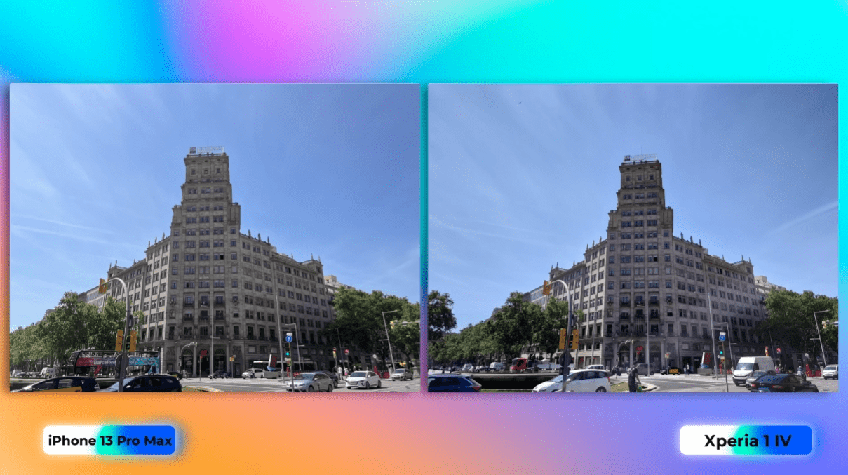 索尼xperia1iv拍照对比苹果13promax高端机皇的较量难分伯仲