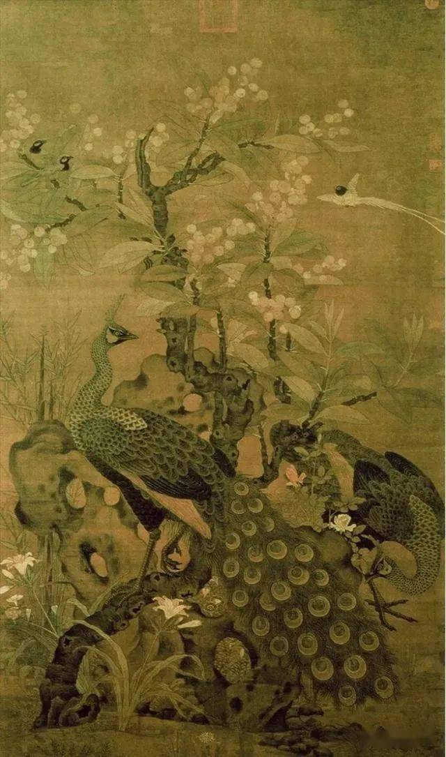 【名品视界】67北宋 崔白 花鸟画作品欣赏_名家_艺术_鉴定