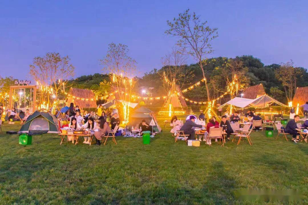 火出圈武汉花博汇入选湖北十大热门露营地