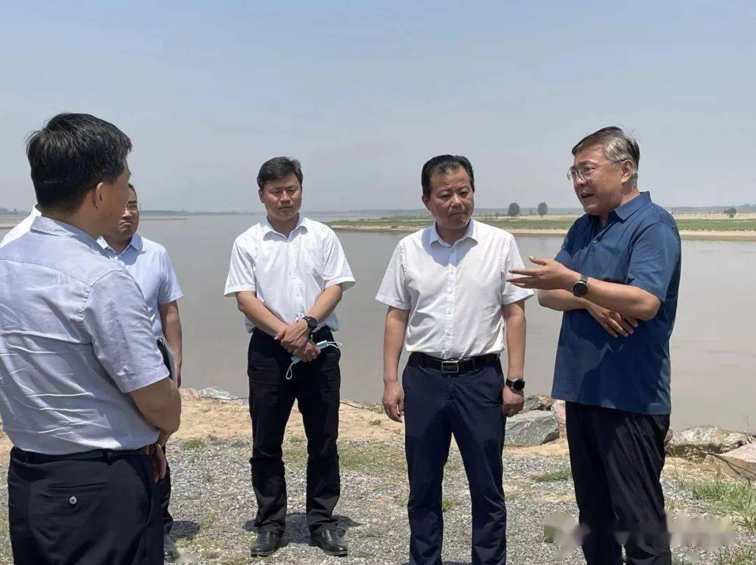 阎红心带队专题调研黄河防汛开展情况