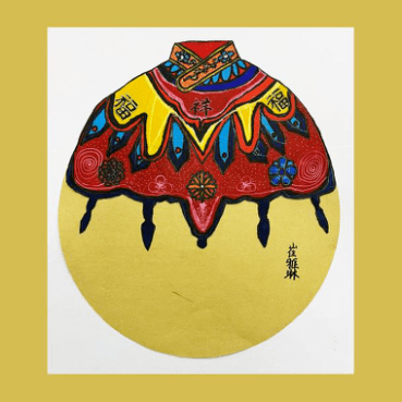 美育在线云肩之美云肩绘画作品展