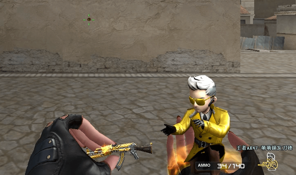 而角色步枪ak47在2阶段便早早的增加了"刺刀",随着枪械等级的不断提升