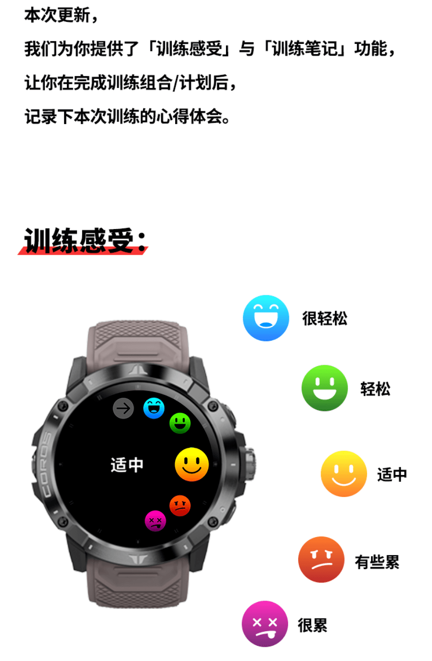 coros高驰功能更新 | 练得好,睡得香_运动_手表_下图