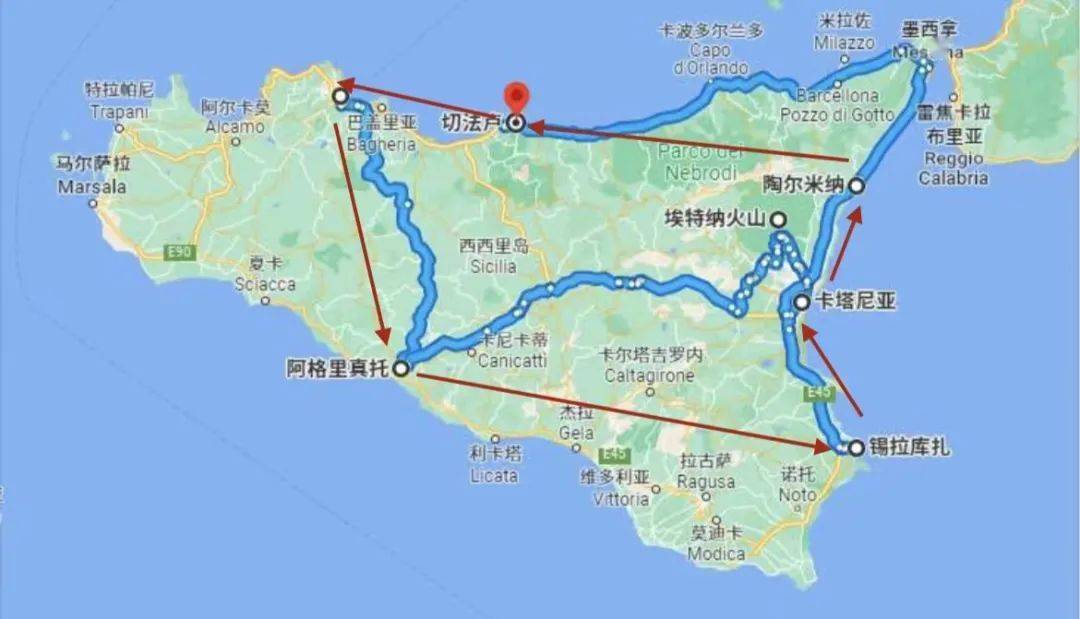 陶尔米纳_巴勒莫_前往