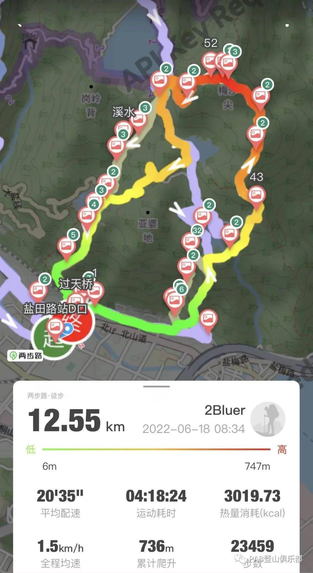 梅沙尖登山观海娱乐团漫步欢歌