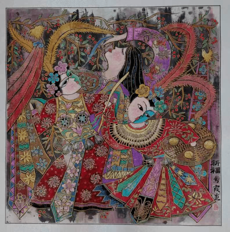 乡村振兴非遗同行桦甸市非遗云展播桦甸农民画