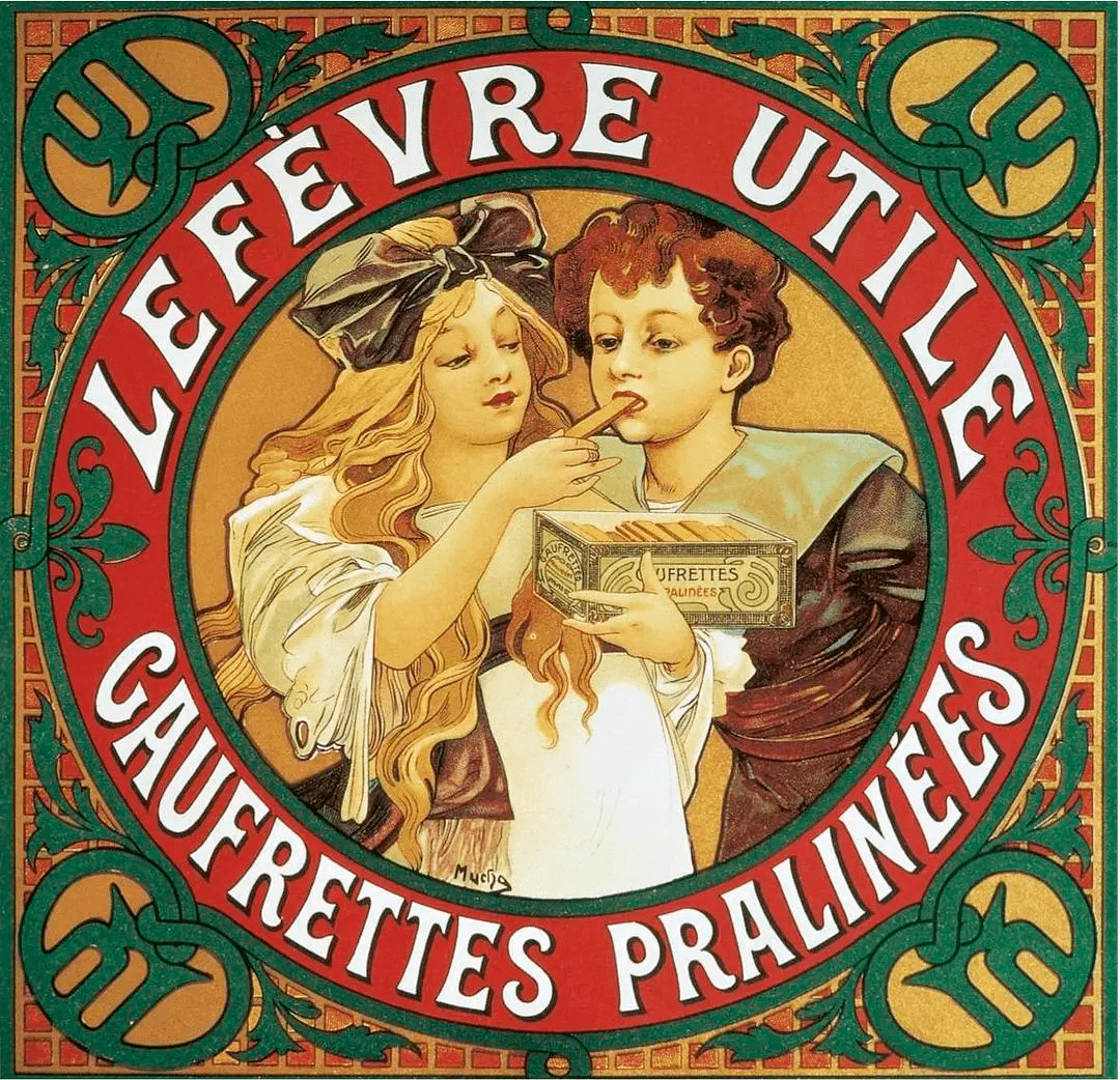 海报紫罗兰香的肥皂包装/03/穆夏作为法国新艺术运动的装饰艺术大师