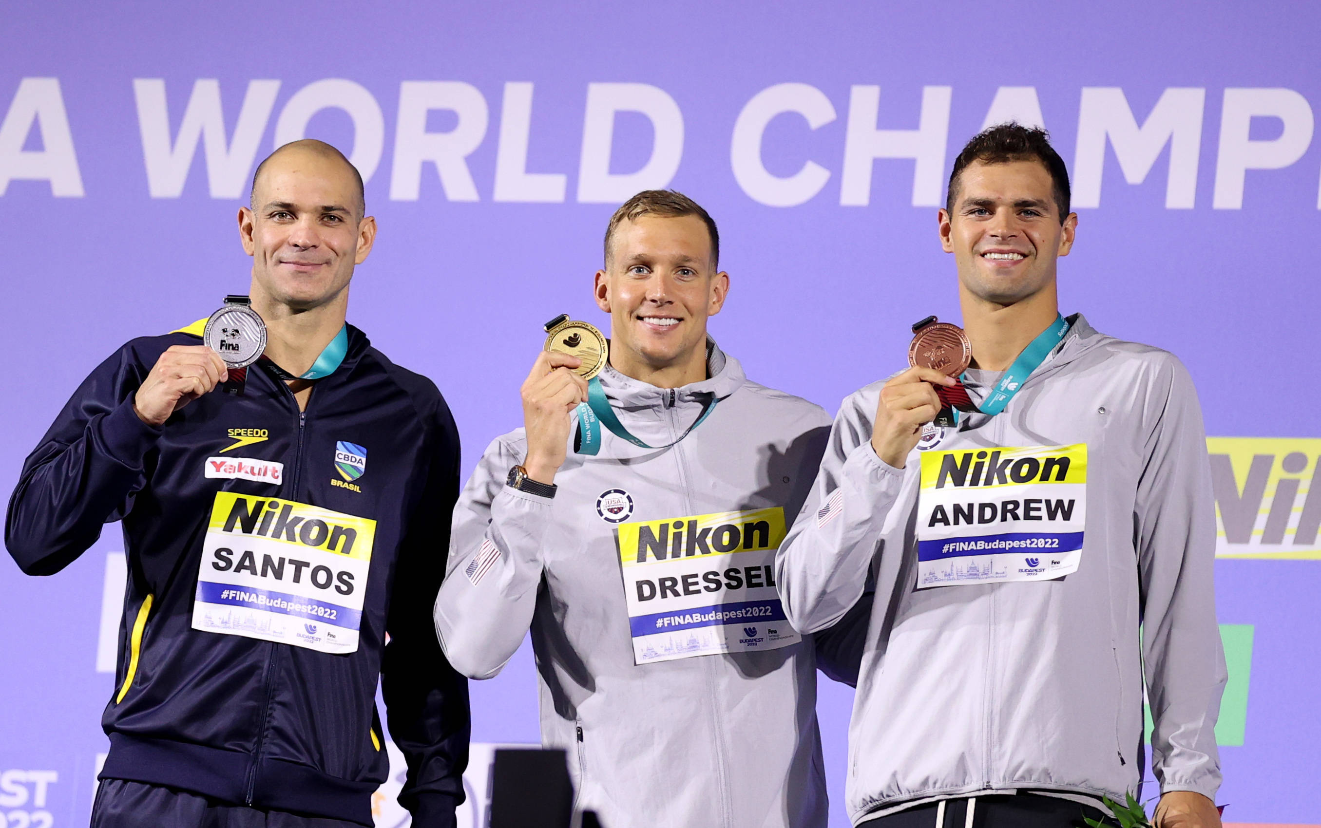 游泳——世锦赛:美国选手获得男子50米蝶泳金牌_德雷塞尔_新华社_比赛