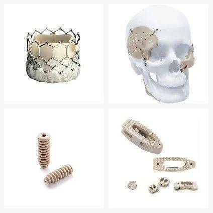 椎间融合器,韧带修复锚钉,关节界面螺钉),神经外科修补片(如人工颅骨