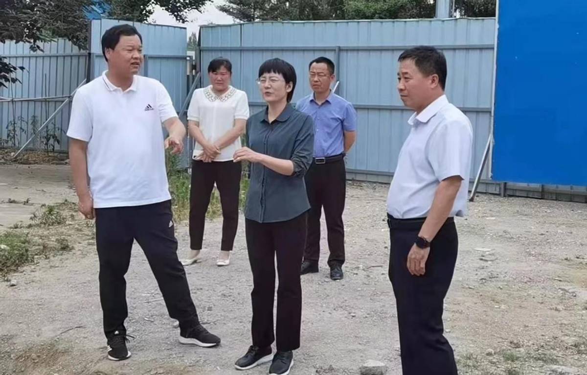 近期,桐柏县委常委,县政府副县长郭存到城郊乡对河南正宝玻璃技术有限