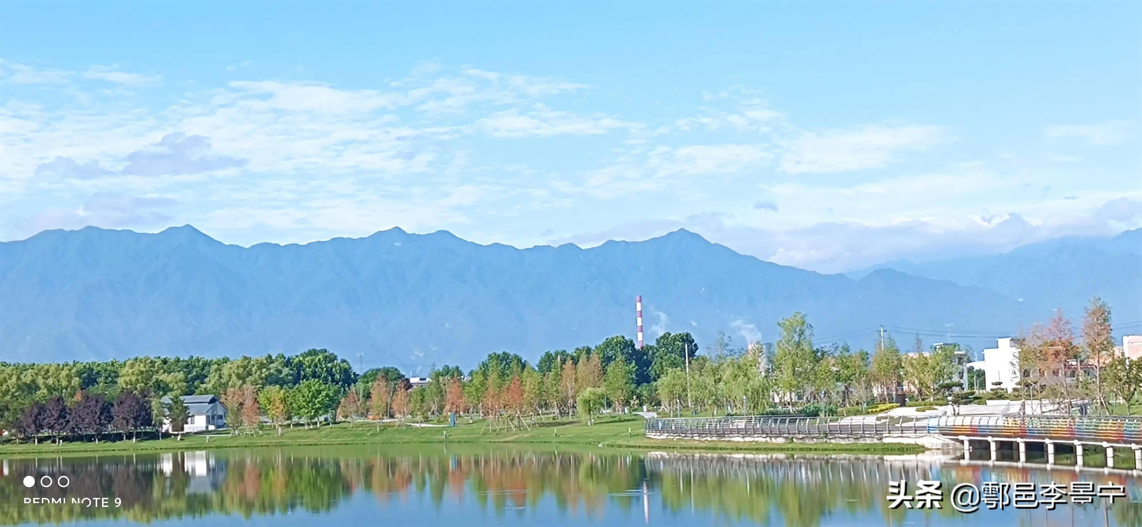 题陕西省西安市鄠邑区诗画鄠邑品质新区谭滨河公园楹联文李景宁