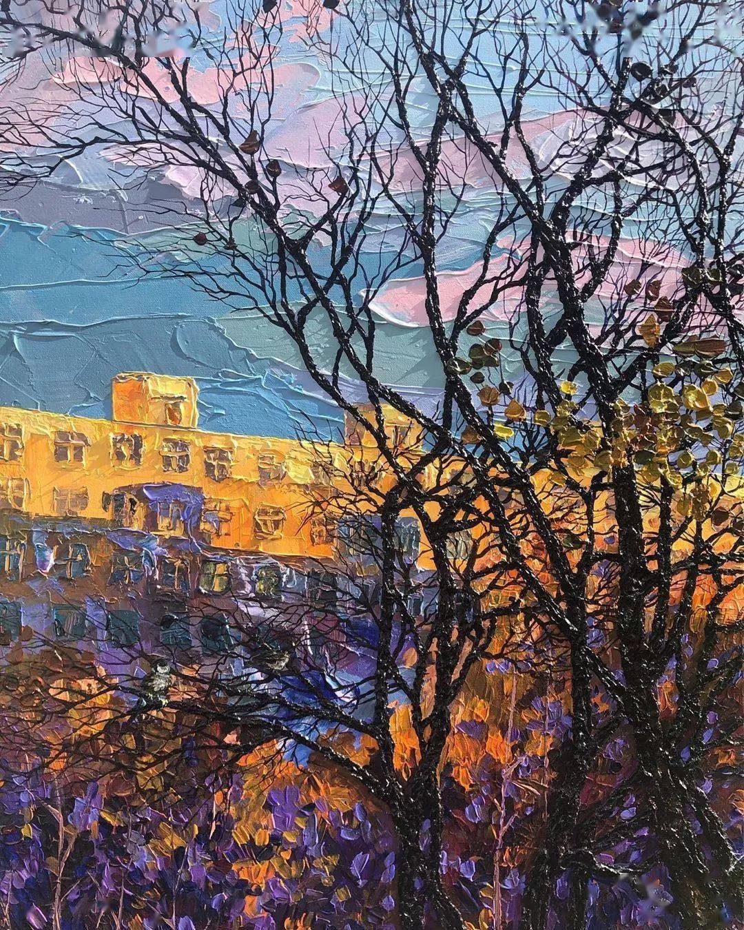 这些厚重的浪漫油画色彩美到让人移不开眼