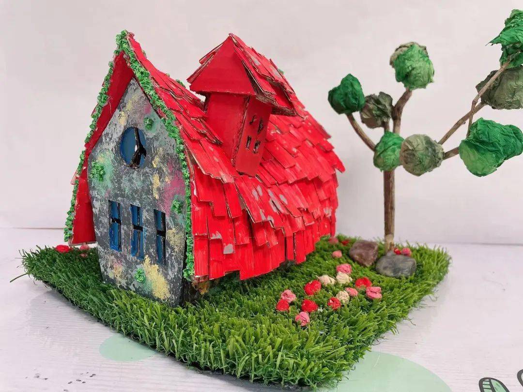 绿色低碳节能先行泗县青少年垃圾分类主题优秀手工作品展示三