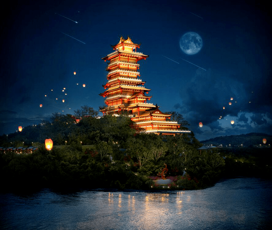 乃至德昌县城的标志性建筑,站在凤凰阁顶楼,极目远眺,德昌县城地域