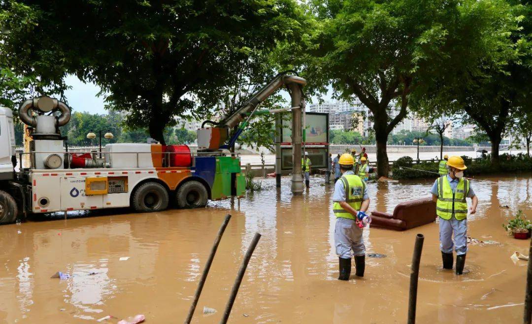 直面洪水韶关城市排水防涝经受大考