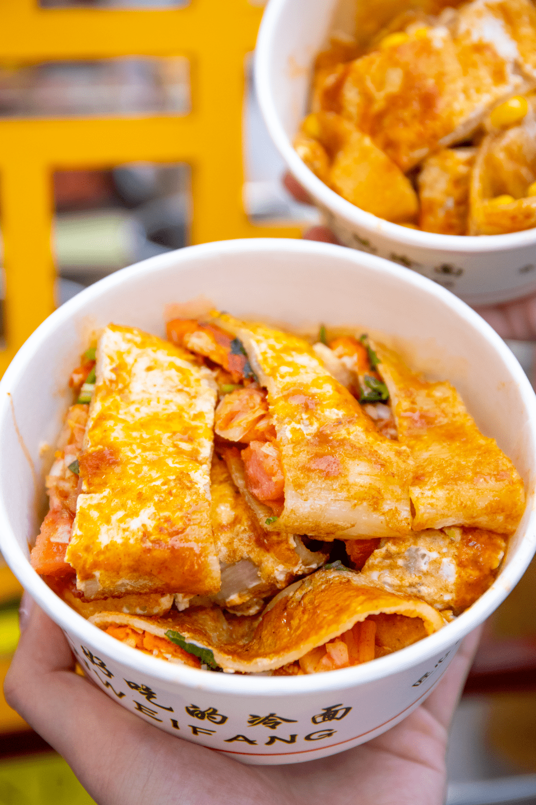 又一次爱上青阳夜市是因为这碗烤冷面