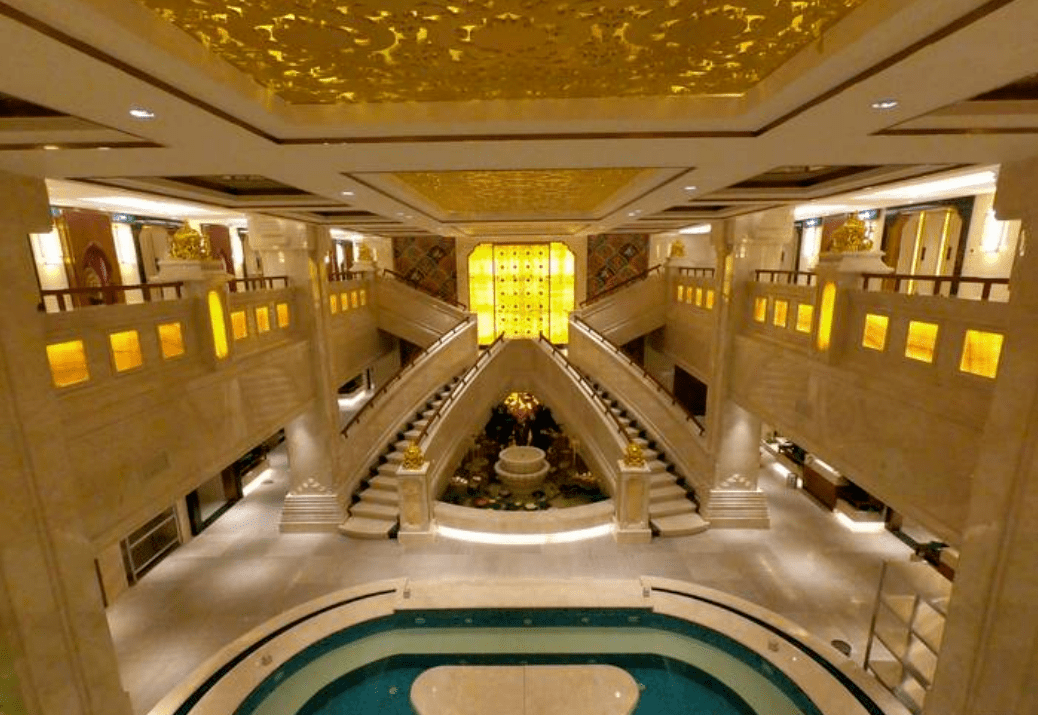 一家设计很泰式的温泉洗浴酒店,仿佛置身于泰国,足不出户就能感受