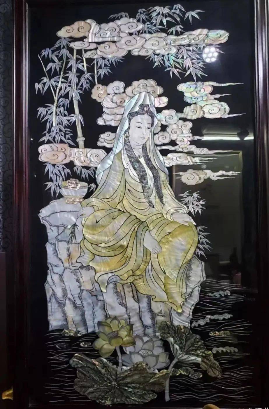 《古四美图》套色烙画夏雨缀螺钿作品钱兴国《蓝鼻子全肋骨船》船模