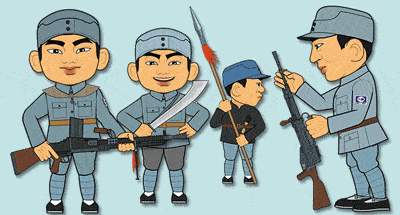 抗日军工八一枪——人民兵工系列(1)_步枪_我军_枪管