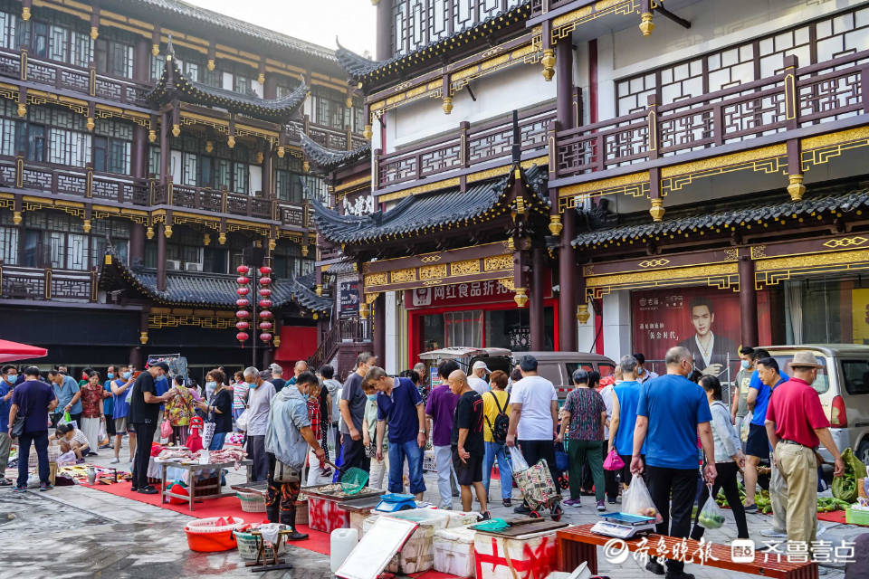 济南大观园早市开市啦,种类繁多市民满载而归_情报员_生活_夜市