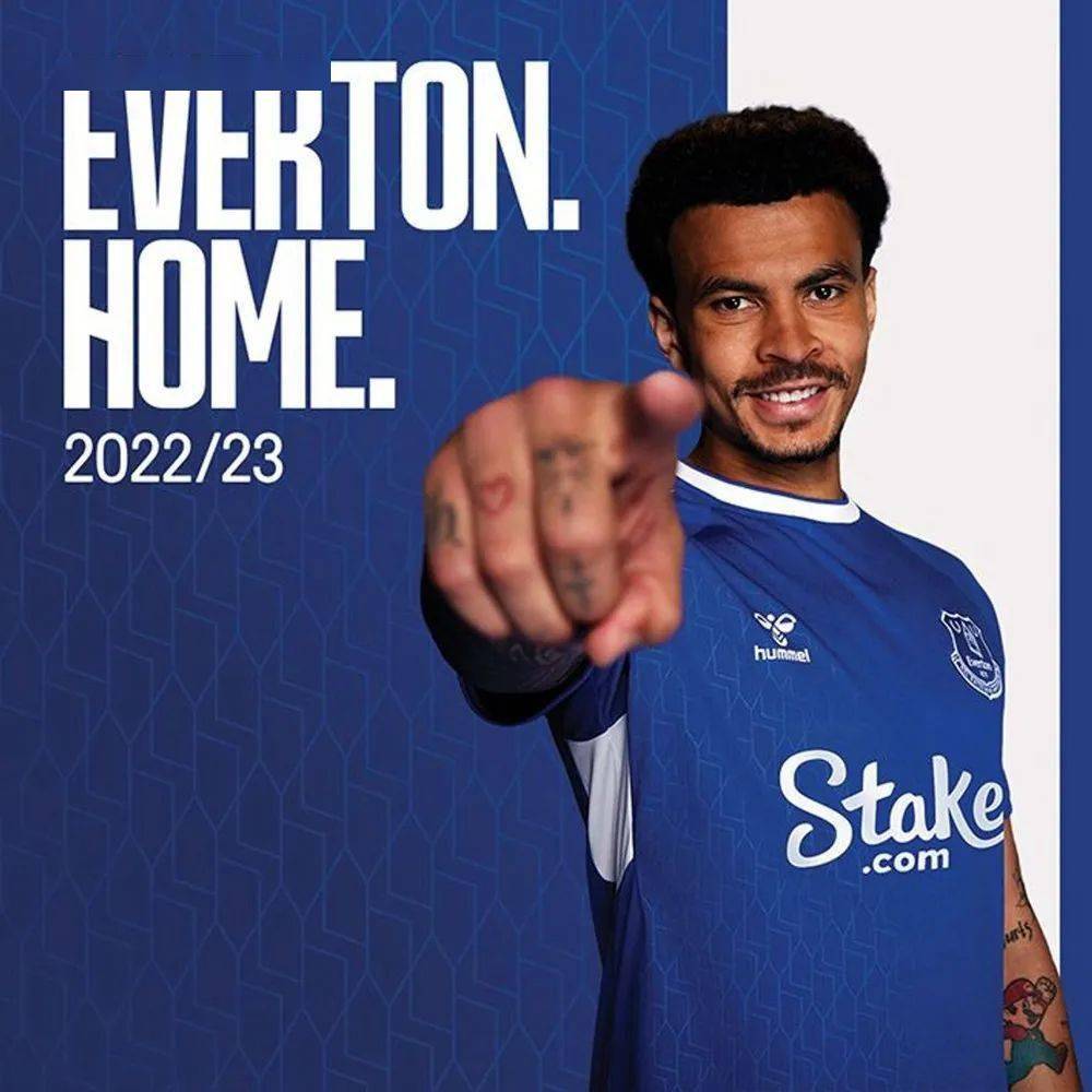 埃弗顿发布202223赛季主场球衣