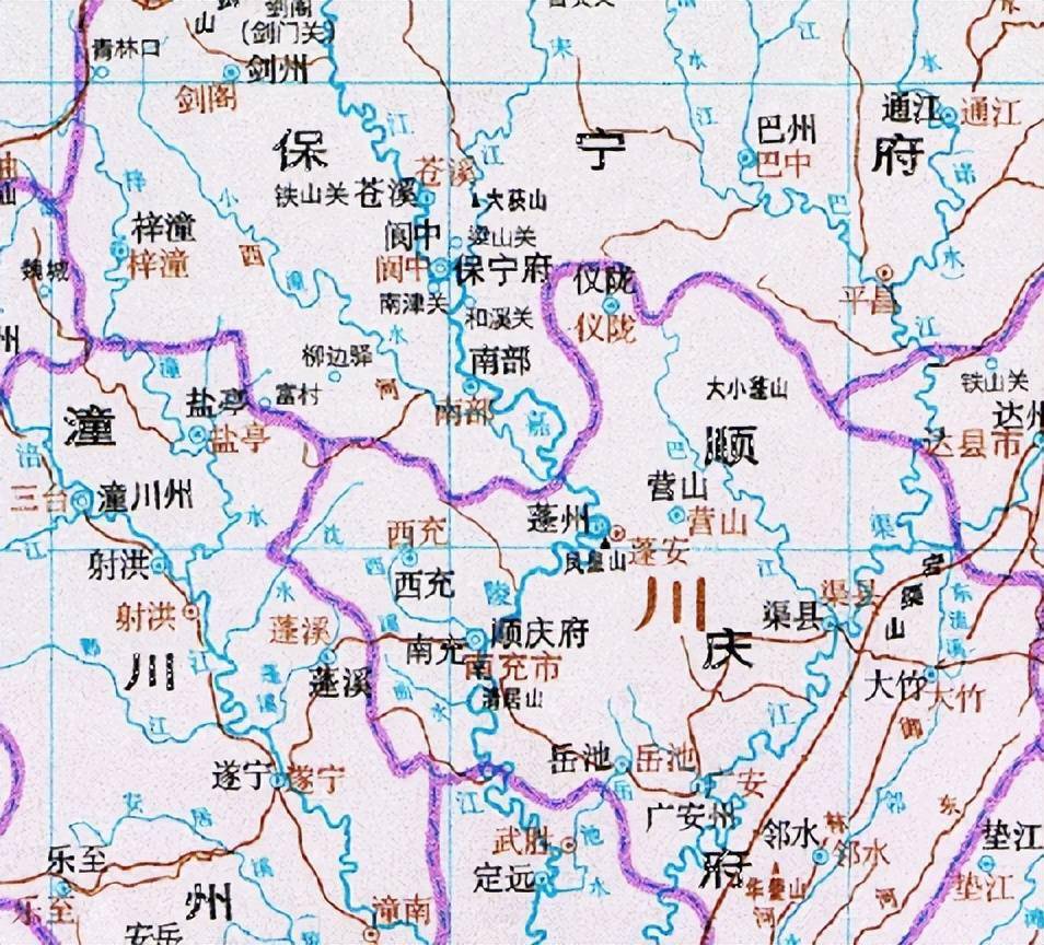 阆中市各乡镇地图图片