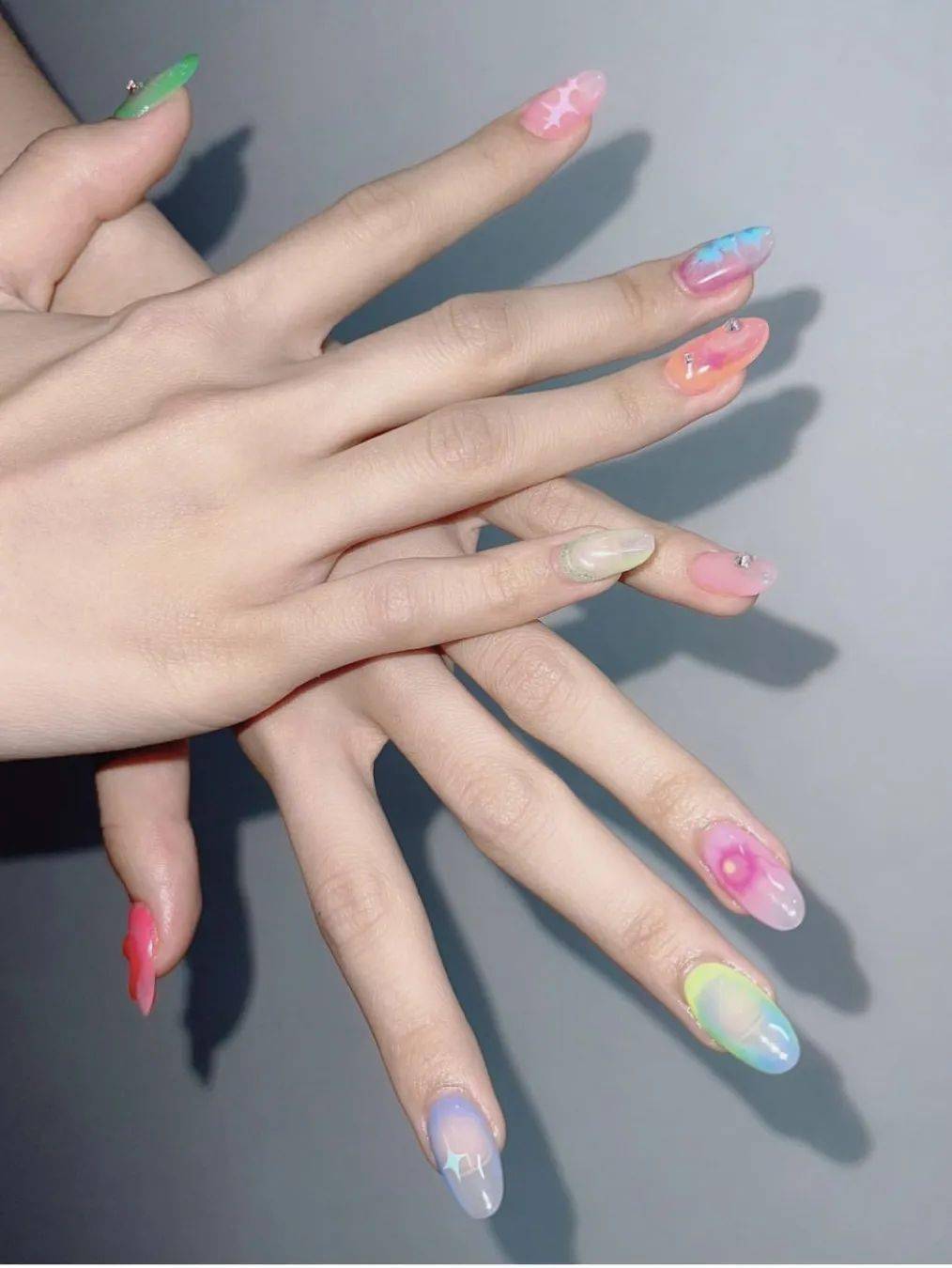 无色彩不夏天超嗲夏日美甲模板图来了