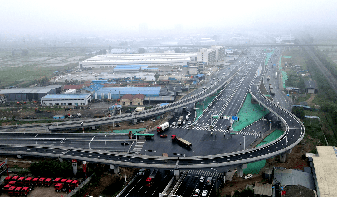 这条快速路,通车!_徐韩_秦洪桥_公路