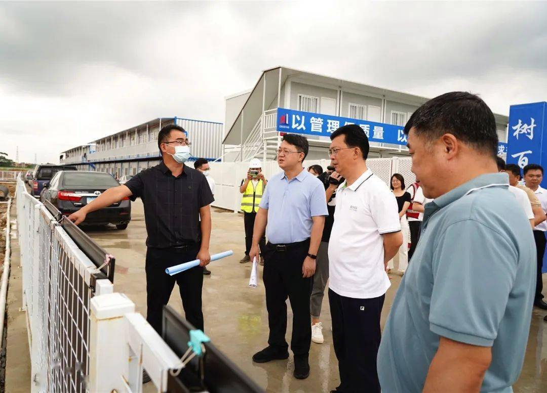 谢远区一行先后来到新日电动车项目,正威(惠州)新材