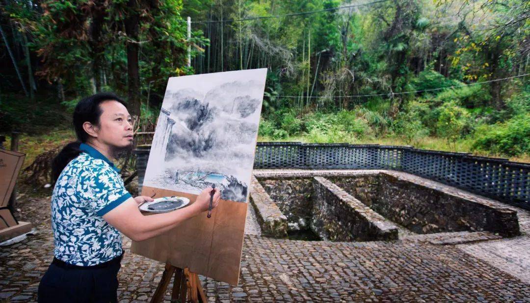 江西永新:书画家20年坚持做公益献爱心_胡毅敏_永新县_作品