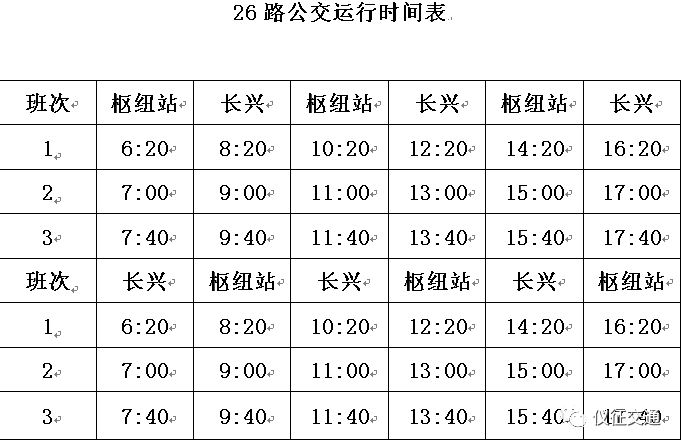 22路公交车时间表图片