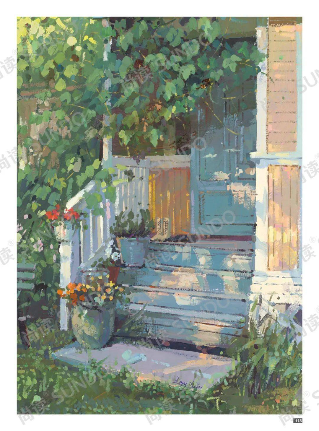 0色彩场景临摹范本》实战教学新方向,适用各大美院考试方向,联考校考