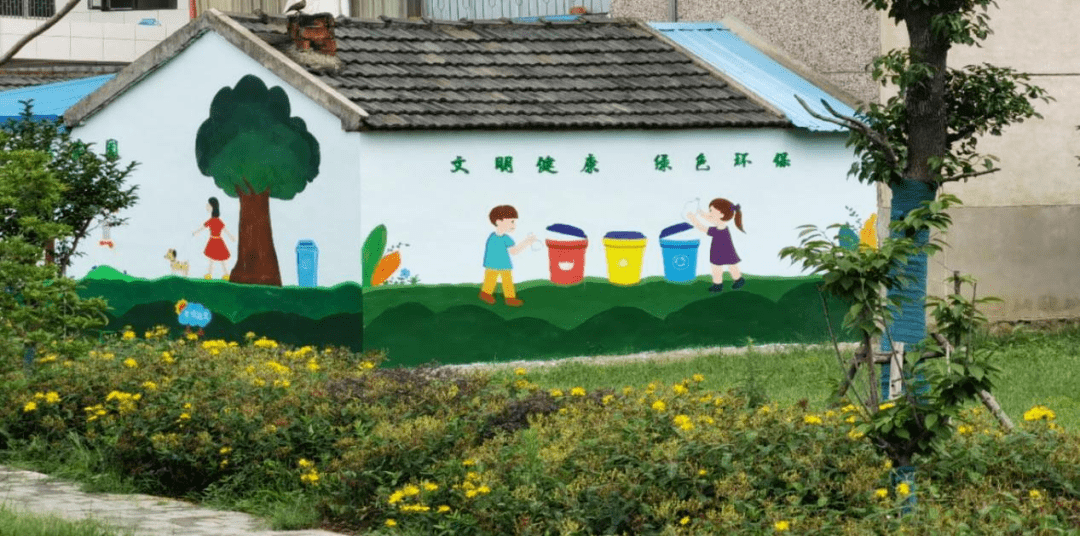 桐城墙绘扮靓城市文明深入人心