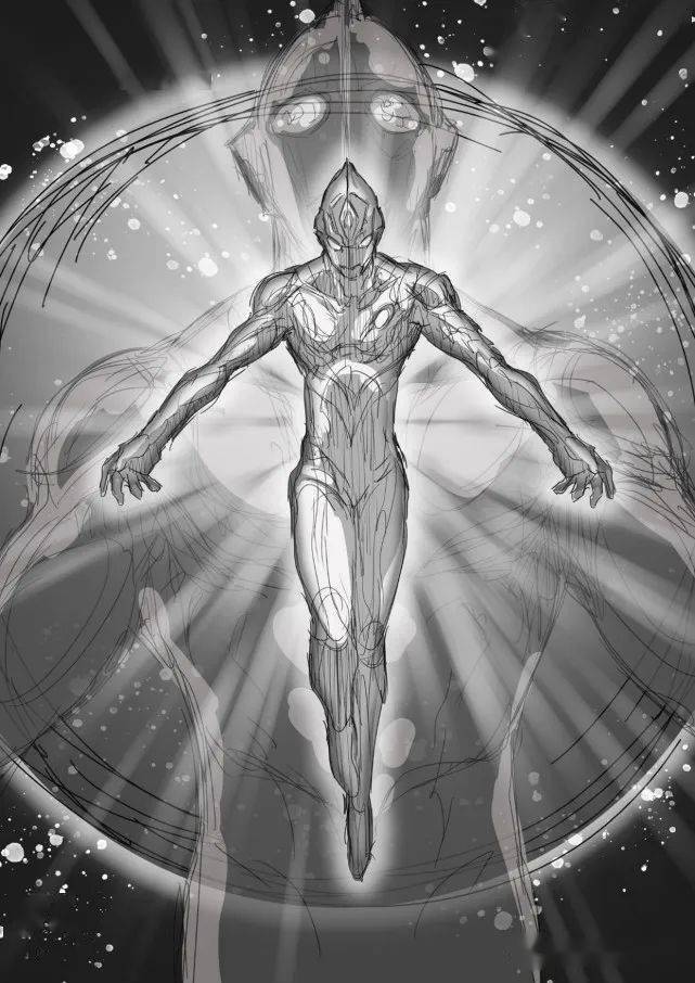 后藤完成德凯奥特曼与初代的贺卡,也曾绘制赛文和金古桥的战斗_形象