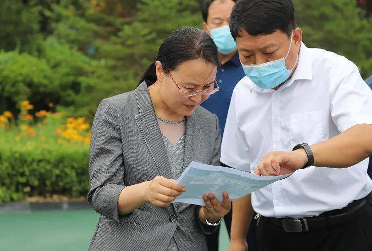 7月6日,南和区委书记郭卫欣调研我区重点项目建设安全工作