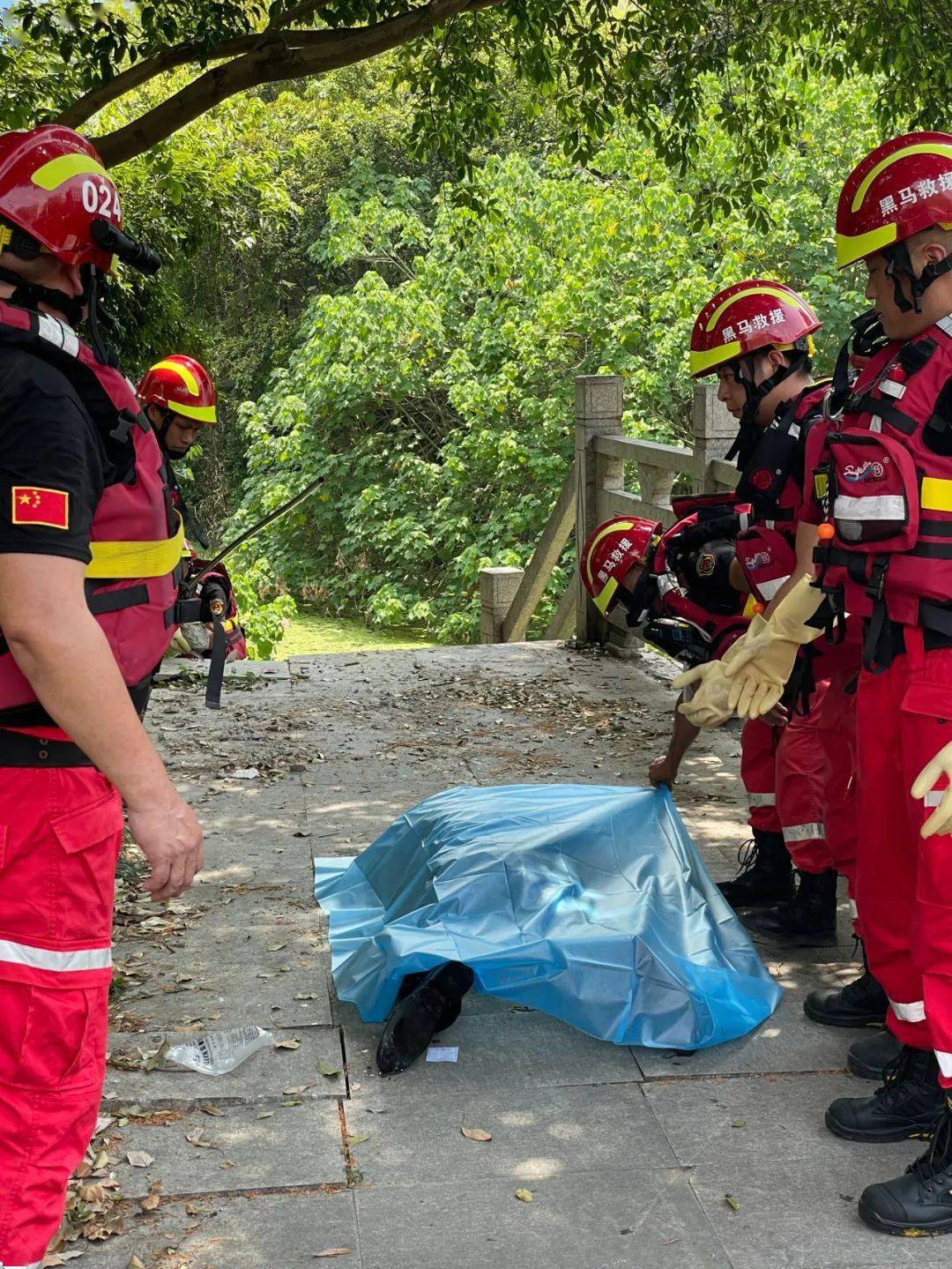 突发温州市区一男子溺亡