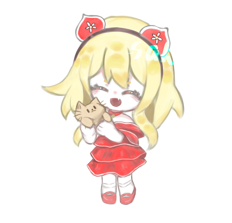 saka★ / 绘恰蓓蓓拟人一只黑不溜秋的猫 / 绘曼